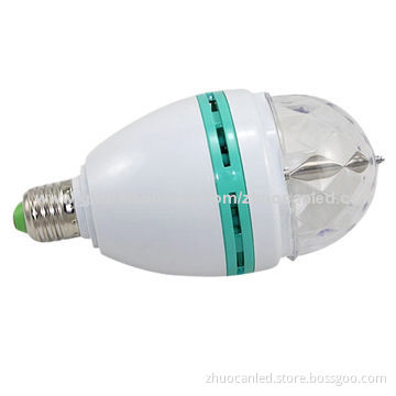 B22 E27, high quality, mini rotating LED, rotating disco ball light